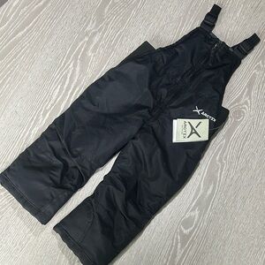 Arctix Toddler Chest High Snow Bib Overalls (Black)